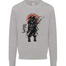Samurai Sun  MMA Warrior Mens Sweatshirt Jumper Sports Grey