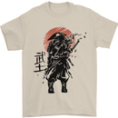 Samurai Sun  MMA Warrior Mens T-Shirt 100% Cotton Sand