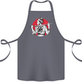 Samurai Tattoo Girl MMA Kenjutsu Kendo Iaido Cotton Apron 100% Organic Steel
