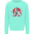 Samurai Tattoo Girl MMA Kenjutsu Kendo Iaido Mens Sweatshirt Jumper Peppermint