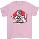 Samurai Tattoo Girl MMA Kenjutsu Kendo Iaido Mens T-Shirt 100% Cotton Light Pink