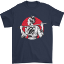 Samurai Tattoo Girl MMA Kenjutsu Kendo Iaido Mens T-Shirt 100% Cotton Navy Blue