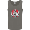 Samurai Tattoo Girl MMA Kenjutsu Kendo Iaido Mens Vest Tank Top Charcoal