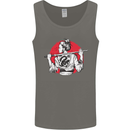 Samurai Tattoo Girl MMA Kenjutsu Kendo Iaido Mens Vest Tank Top Charcoal