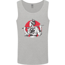 Samurai Tattoo Girl MMA Kenjutsu Kendo Iaido Mens Vest Tank Top Sports Grey