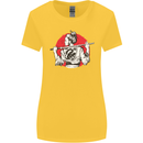 Samurai Tattoo Girl MMA Kenjutsu Kendo Iaido Womens Wider Cut T-Shirt Yellow