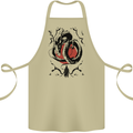 Samurai Warrior Dragon & Sun Fantasy MMA Cotton Apron 100% Organic Khaki