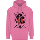 Samurai Warrior Dragon & Sun Fantasy MMA Mens 80% Cotton Hoodie Azelea