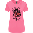 Samurai Warrior Dragon & Sun Fantasy MMA Womens Wider Cut T-Shirt Azalea