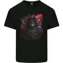 Samurai of Death Japanese Fantasy Warrior Kids T-Shirt Childrens Black