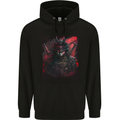 Samurai of Death Japanese Fantasy Warrior Mens 80% Cotton Hoodie Black