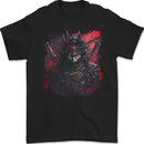 Samurai of Death Japanese Fantasy Warrior Mens Gildan Cotton T-Shirt Black