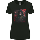 Samurai of Death Japanese Fantasy Warrior Womens Wider Cut T-Shirt Black