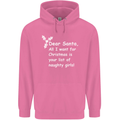 Santa Claus Naughty Girls Funny Christmas Mens 80% Cotton Hoodie Azelea