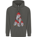 Santa Clause Christmas Tree Childrens Kids Hoodie Storm Grey