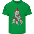 Santa Clause Christmas Tree Mens Cotton T-Shirt Tee Top Irish Green
