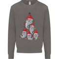 Santa Clause Christmas Tree Mens Sweatshirt Jumper Charcoal