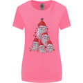 Santa Clause Christmas Tree Womens Wider Cut T-Shirt Azalea
