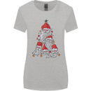 Santa Clause Christmas Tree Womens Wider Cut T-Shirt Sports Grey