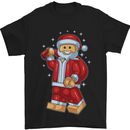 Santa Clause Funny Christmas Xmas Mens T-Shirt Cotton Gildan Black