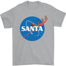 Santa Clause NASA Parody Funny Christmas Mens T-Shirt Cotton Gildan Sports Grey