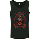 Santa Muerte Cult Female Deity Saint of Death Mens Vest Tank Top Black