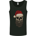 Santa Skull Gothic Heavy Metal Christmas Mens Vest Tank Top Black