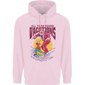 Santa Vacations Funny Christmas Surfer Surfing Childrens Kids Hoodie Light Pink