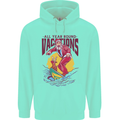 Santa Vacations Funny Christmas Surfer Surfing Childrens Kids Hoodie Peppermint
