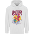Santa Vacations Funny Christmas Surfer Surfing Childrens Kids Hoodie White