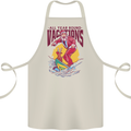 Santa Vacations Funny Christmas Surfer Surfing Cotton Apron 100% Organic Natural