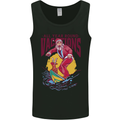 Santa Vacations Funny Christmas Surfer Surfing Mens Vest Tank Top Black