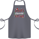 Santa's Favorite Teacher Funny Christmas Cotton Apron 100% Organic Steel