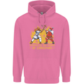 Santa vs Jesus Funny Christmas Xmas Mens 80% Cotton Hoodie Azelea