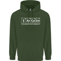 Sarcasm the Elements Personality Funny ECG Childrens Kids Hoodie Forest Green