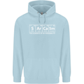 Sarcasm the Elements Personality Funny ECG Childrens Kids Hoodie Light Blue