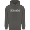 Sarcasm the Elements Personality Funny ECG Childrens Kids Hoodie Storm Grey