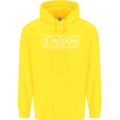 Sarcasm the Elements Personality Funny ECG Childrens Kids Hoodie Yellow
