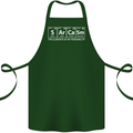 Sarcasm the Elements Personality Funny ECG Cotton Apron 100% Organic Forest Green