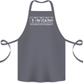 Sarcasm the Elements Personality Funny ECG Cotton Apron 100% Organic Steel