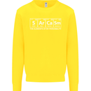 Sarcasm the Elements Personality Funny ECG Kids Sweatshirt Jumper Yellow