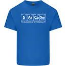 Sarcasm the Elements Personality Funny ECG Kids T-Shirt Childrens Royal Blue