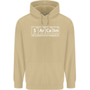 Sarcasm the Elements Personality Funny ECG Mens 80% Cotton Hoodie Sand