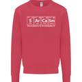 Sarcasm the Elements Personality Funny ECG Mens Sweatshirt Jumper Heliconia
