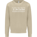 Sarcasm the Elements Personality Funny ECG Mens Sweatshirt Jumper Sand