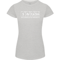 Sarcasm the Elements Personality Funny ECG Womens Petite Cut T-Shirt Sports Grey