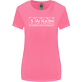 Sarcasm the Elements Personality Funny ECG Womens Wider Cut T-Shirt Azalea