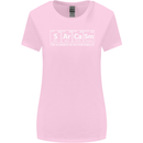 Sarcasm the Elements Personality Funny ECG Womens Wider Cut T-Shirt Light Pink