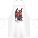 Satan's Gym Bodybuilding Training Top Cotton Apron 100% Organic White