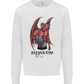 Satan's Gym Bodybuilding Training Top Kids Sweatshirt Jumper White